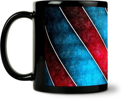 36% OFF on ShopMantra Grunge Blue And Red Ceramic Mug 300 ml 36% OFF on ShopMantra Grunge Blue And Red Ceramic Mug 300 ml
