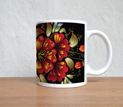 60% OFF on StyBuzz Red And Pink Big Floral Porcelain Mug 300 ml 60% OFF on StyBuzz Red And Pink Big Floral Porcelain Mug 300 ml