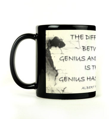 75% OFF on Leepix Genius Quote Ceramic Mug 300 ml