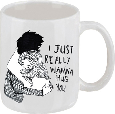 16% OFF on Ellicon Love Couple Ceramic Mug