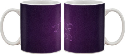 Artifa Chemical Formula Design Porcelain, Ceramic Mug 350 ml