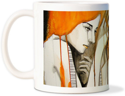 87% OFF on AMY Girl Crying Depressed Ceramic Mug