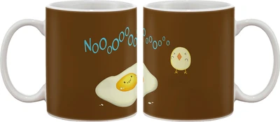 15% OFF on Artifa Chicken Omelette Funny Porcelain, Ceramic Mug 350 ml 15% OFF on Artifa Chicken Omelette Funny Porcelain, Ceramic Mug 350 ml