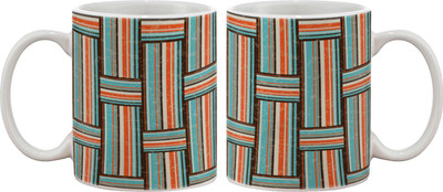 15% OFF on Artifa Vintage Colourful Check Design Porcelain, Ceramic Mug 350 ml 15% OFF on Artifa Vintage Colourful Check Design Porcelain, Ceramic Mug 350 ml