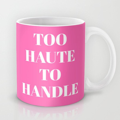 58% OFF on Astrode Too Haute to Handle Hot Pink Ceramic Mug 325 ml 58% OFF on Astrode Too Haute to Handle Hot Pink Ceramic Mug 325 ml