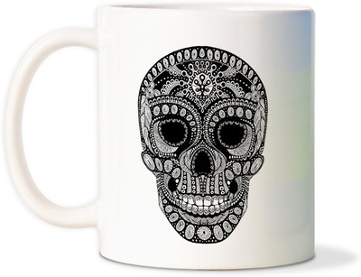 83% OFF on Amy Skull Design Art Ceramic Mug