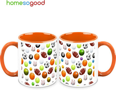37% OFF on HomeSoGood Chose Your Game 2 Mugs Ceramic Mug 325 ml, Pack of 2 37% OFF on HomeSoGood Chose Your Game 2 Mugs Ceramic Mug 325 ml, Pack of 2