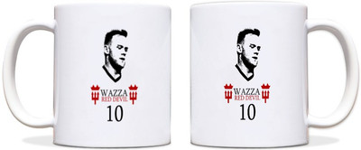 60% OFF on ShopMantra Wayne Rooney Footballer Black Ceramic Mug 300 ml