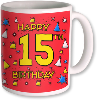 58% OFF on Photogiftsindia 15th Happy Birthday Coffee Ceramic Mug 350 ml 58% OFF on Photogiftsindia 15th Happy Birthday Coffee Ceramic Mug 350 ml