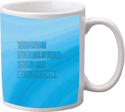 63% OFF on Mugwala Swim In Water Ceramic Mug