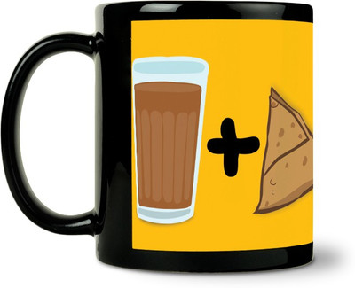 45% OFF on ShopMantra Tea Samosa Combo Ceramic Mug 300 ml 45% OFF on ShopMantra Tea Samosa Combo Ceramic Mug 300 ml