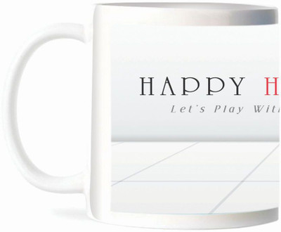 50% OFF on Refeel Gifts Happy Holi-Let's Play With Colours Ceramic Mug 325 ml