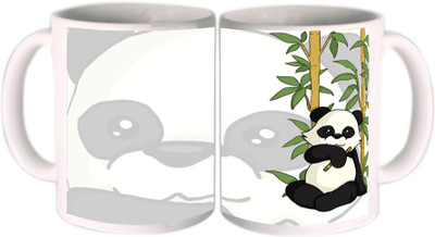 25% OFF on Shopkeeda Panda Ceramic Mug 350 ml