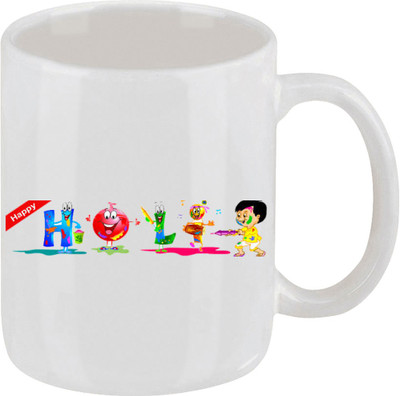 28% OFF on Ellicon C61 Happy Holi Coffee Ceramic Mug 325 ml 28% OFF on Ellicon C61 Happy Holi Coffee Ceramic Mug 325 ml