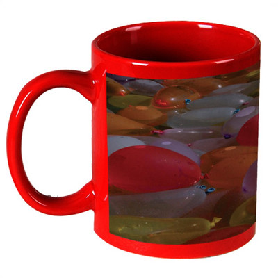 AMY Holi Water Balloons Red Ceramic Mug 325 ml AMY Holi Water Balloons Red Ceramic Mug 325 ml