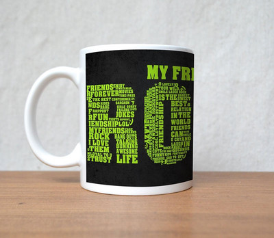 33% OFF on StyBuzz My Friends Rock Porcelain Mug 300 ml 33% OFF on StyBuzz My Friends Rock Porcelain Mug 300 ml