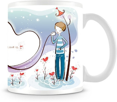 68% OFF on Shoprock Valentine is Coming Coffee Ceramic Mug