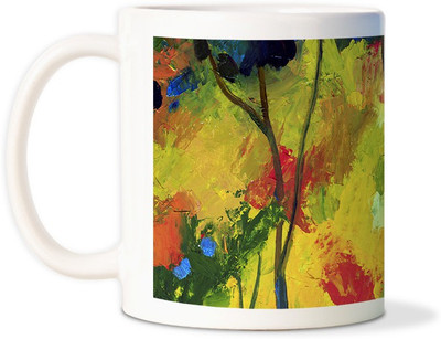 87% OFF on AMY Paint Pattern Design Ceramic Mug