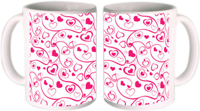 25% OFF on Shopkeeda Heart Ceramic Mug 350 ml