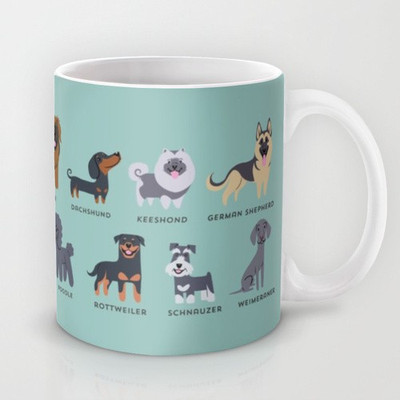 41% OFF on Astrode German Dogs Ceramic Mug 325 ml 41% OFF on Astrode German Dogs Ceramic Mug 325 ml