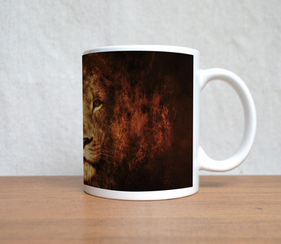 60% OFF on StyBuzz Lion Face Art Illustration Ceramic Mug 300 ml 60% OFF on StyBuzz Lion Face Art Illustration Ceramic Mug 300 ml