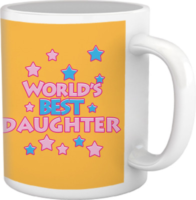 41% OFF on Tiedribbons World Best Daughter Ceramic Mug 350 ml