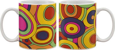 15% OFF on Artifa Colourful Circles Porcelain, Ceramic Mug 350 ml 15% OFF on Artifa Colourful Circles Porcelain, Ceramic Mug 350 ml