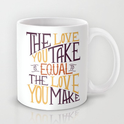 58% OFF on Astrode Love You Take, Love You Make Ceramic Mug 325 ml 58% OFF on Astrode Love You Take, Love You Make Ceramic Mug 325 ml