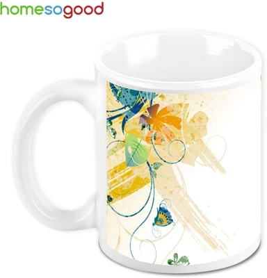 41% OFF on Homesogood Lovely Wall Painting Ceramic Mug 280 ml 41% OFF on Homesogood Lovely Wall Painting Ceramic Mug 280 ml