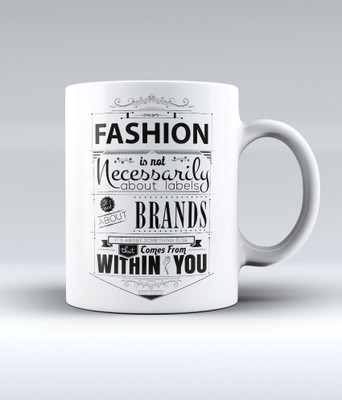 19% OFF on Lab No. 4 Fashion Is Not Necessarily About Labels - Ralph Lauren Ceramic Mug 350 ml