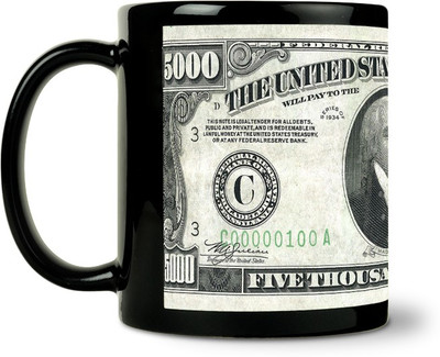 36% OFF on ShopMantra 5000 Dollar Ceramic Mug 300 ml