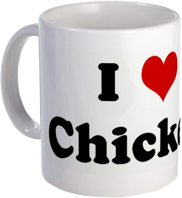 40% OFF on Teeskart I Love Chicken Porcelain Mug 300 ml 40% OFF on Teeskart I Love Chicken Porcelain Mug 300 ml