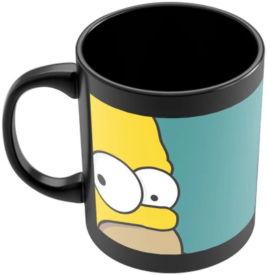 20% OFF on PosterGuy Simpsons Minmalist Graphic Illustration Ceramic Mug 280 ml