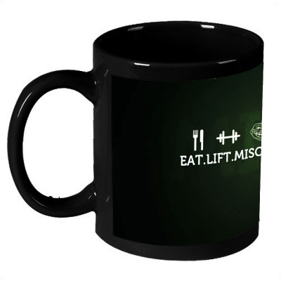 72% OFF on AMY Eat Lift Sleep Repeat Quote Ceramic Mug