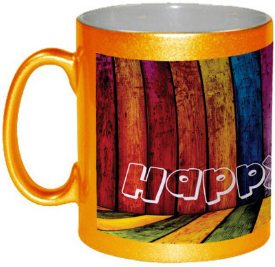 78% OFF on AMY Colorful Wall Ceramic Mug 325 ml