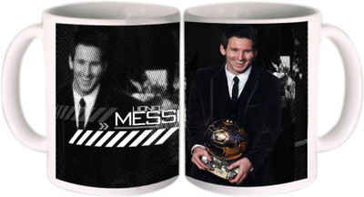 25% OFF on Shopkeeda FIFA 2014 Messi Shouting Ceramic Mug 350 ml