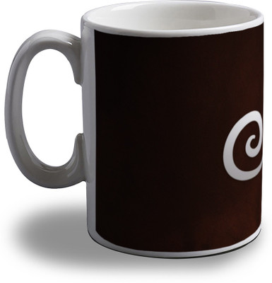 Artifa Coffee Text Porcelain, Ceramic Mug 350 ml