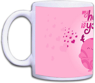 25% OFF on Shopkeeda My Heart Is Yours Ceramic Mug 350 ml 25% OFF on Shopkeeda My Heart Is Yours Ceramic Mug 350 ml