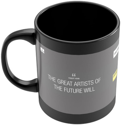 20% OFF on PosterGuy Great Artists Of The Future Motivational Quote Ceramic Mug 280 ml