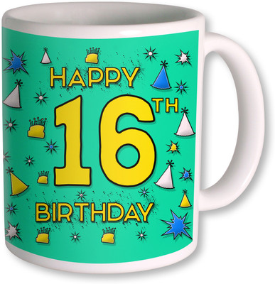 50% OFF on Photogiftsindia 16th Happy Birthday Coffee Ceramic Mug 350 ml 50% OFF on Photogiftsindia 16th Happy Birthday Coffee Ceramic Mug 350 ml