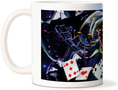 75% OFF on AMY Joker Scary Playing Cardscoffee Ceramic Mug 75% OFF on AMY Joker Scary Playing Cardscoffee Ceramic Mug