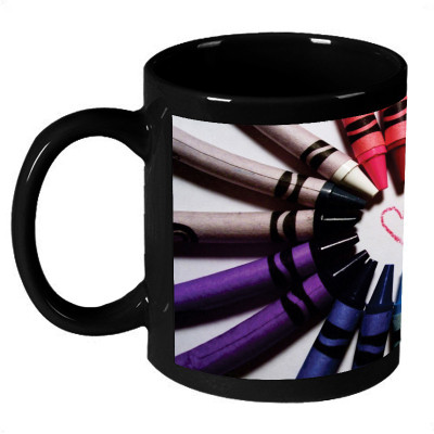 72% OFF on AMY Colorful Crayons With Liitle Heart Ceramic Mug 325 ml 72% OFF on AMY Colorful Crayons With Liitle Heart Ceramic Mug 325 ml