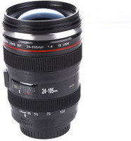 Gadget Paradise Camera Lens Blue Lid Canon Flask Birthday Diwali Christmas Gift Stainless Steel Mug