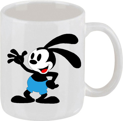28% OFF on Ellicon E77 Rabbit Cartoon Ceramic Mug 325 ml