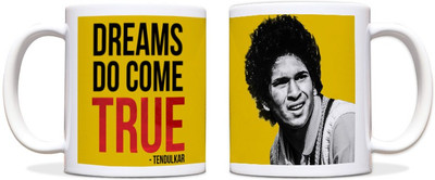 64% OFF on ShopMantra Sachin Dreams Do Come True Ceramic Mug 300 ml