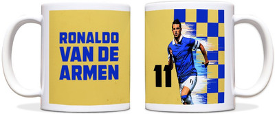 60% OFF on ShopMantra Kevin Mirallas Footballer Black Ceramic Mug 300 ml