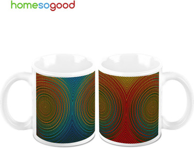 45% OFF on HomeSoGood Magnified Pollens Ceramic Mug 325 ml, Pack of 2 45% OFF on HomeSoGood Magnified Pollens Ceramic Mug 325 ml, Pack of 2