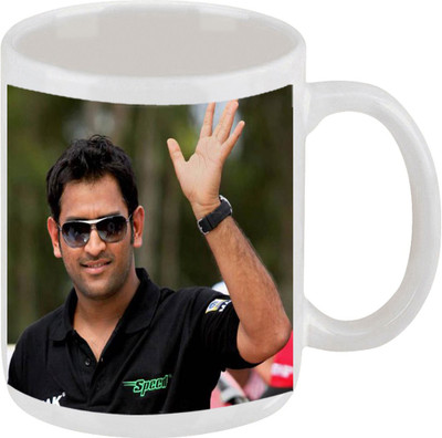 28% OFF on Ellicon E124 Dhoni Ceramic Mug 325 ml
