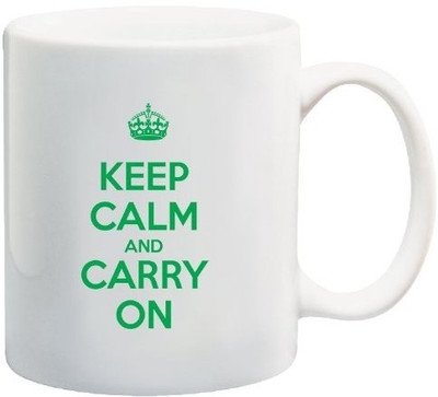 40% OFF on Teeskart Keep Calm And Carry On Porcelain Mug 300 ml 40% OFF on Teeskart Keep Calm And Carry On Porcelain Mug 300 ml