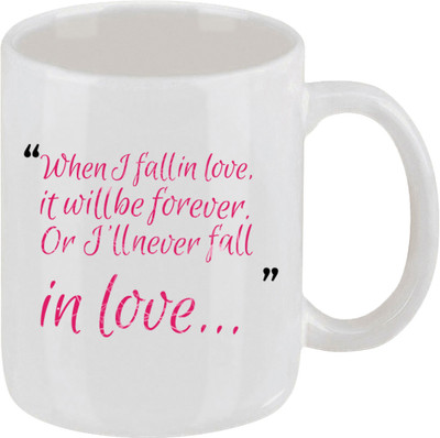 16% OFF on Ellicon 82 I Fall In Love Ceramic Mug